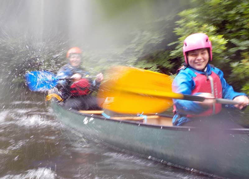 Canoeing as a school activity